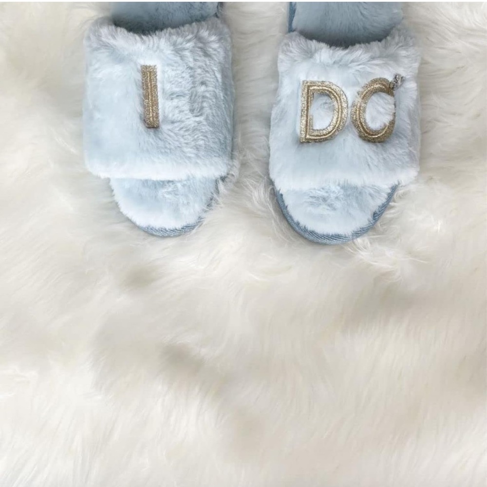 New Dearfoams Women's I Do Bride Slippers for Weddings and Bachelorette Party